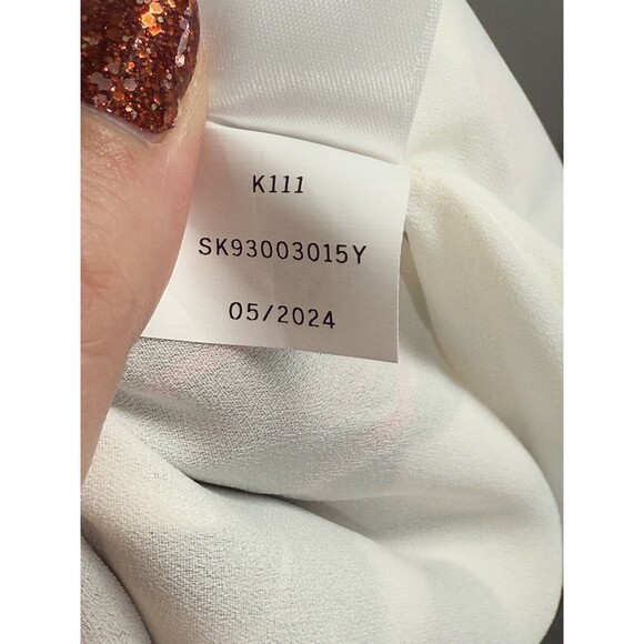 NWT Parker Floral Tiered Midi Skirt Egret White Green Pink Sz 2 Spring Boho New - Picture 12 of 13